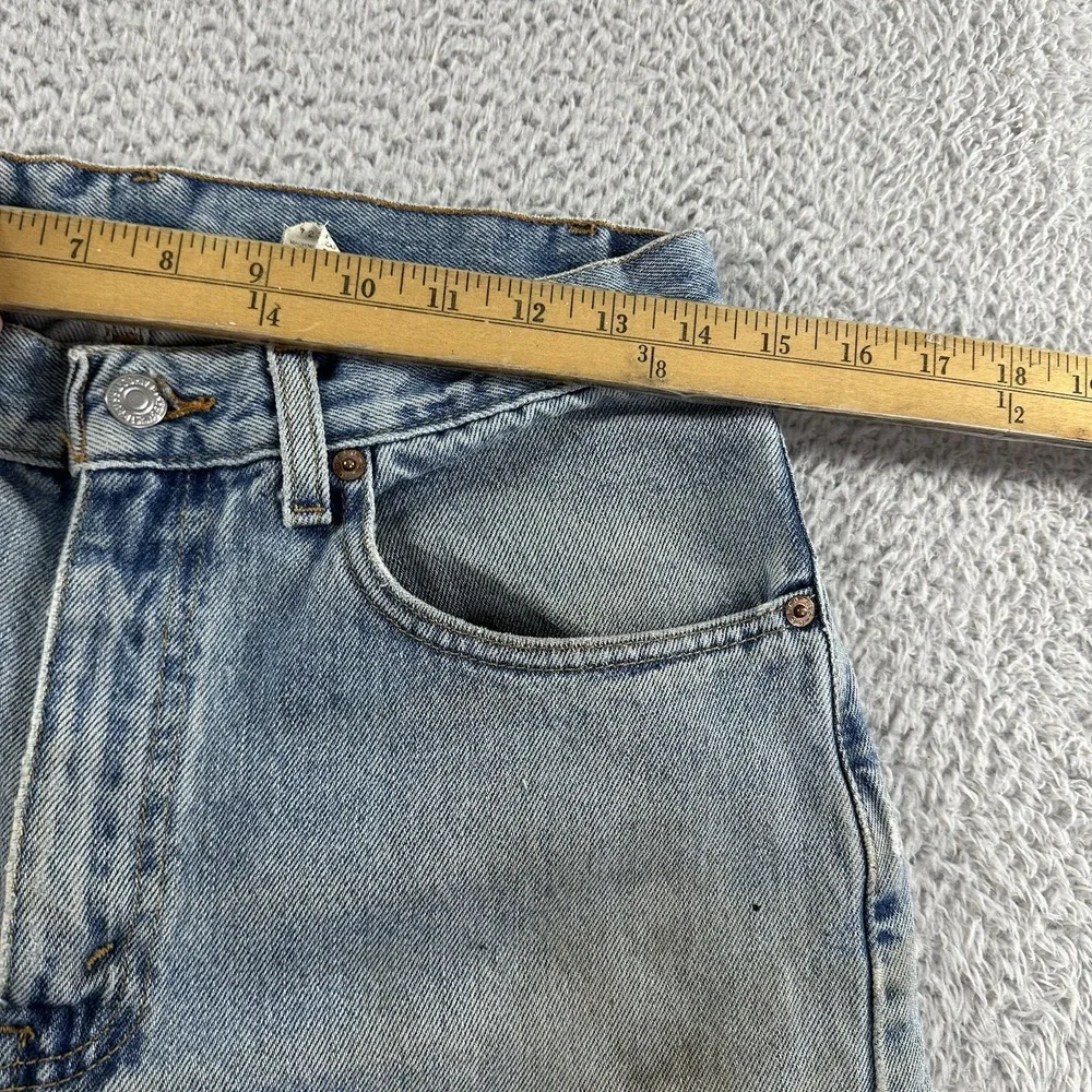 Vintage Levi's 505 Mens 31x32 (28x30) Regular Fit Straight Leg Blue‎ Stained